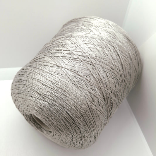 Viscosa 100% filato italiano colore Grigio Perla Lucido  N.1369