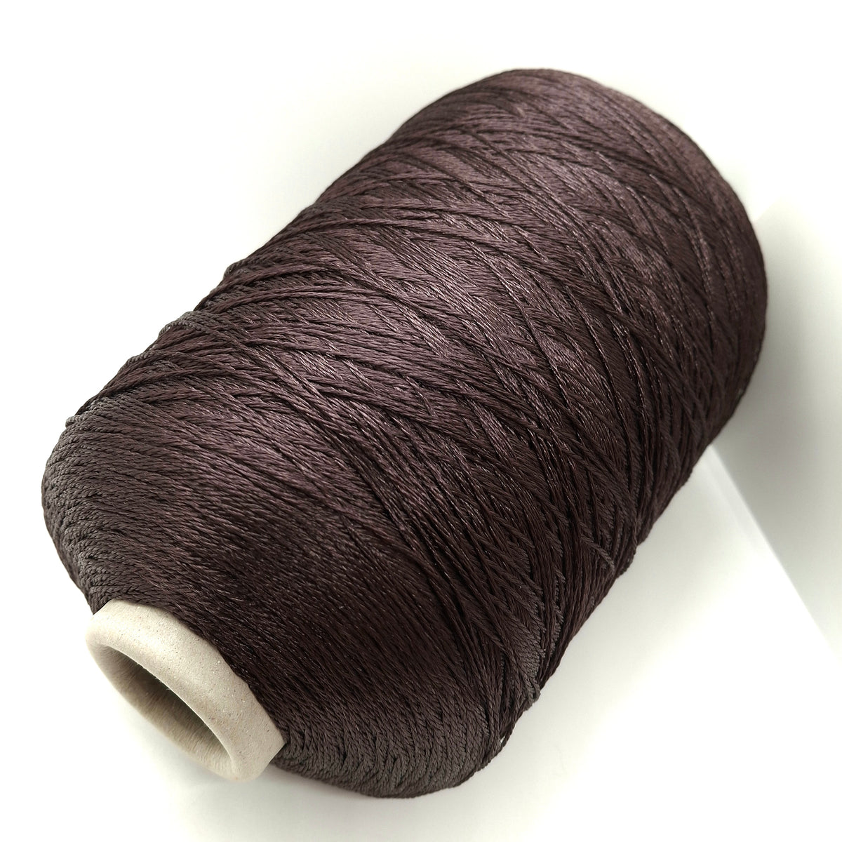 Viscosa 100% filato italiano colore Marrone Lucido  N.1371