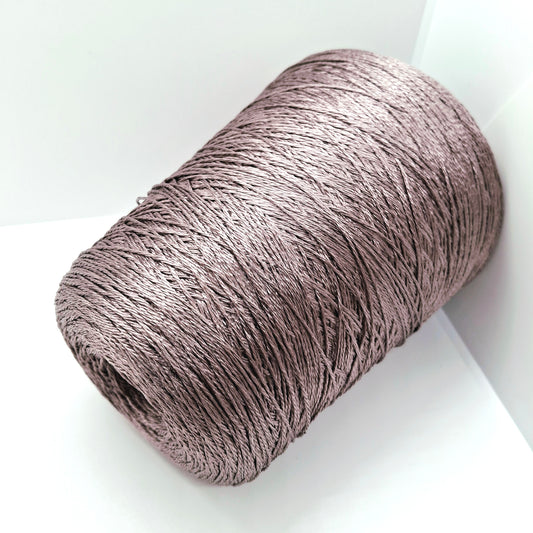 Viscosa 100% filato italiano colore Rosa Antico Lucido  N.1370