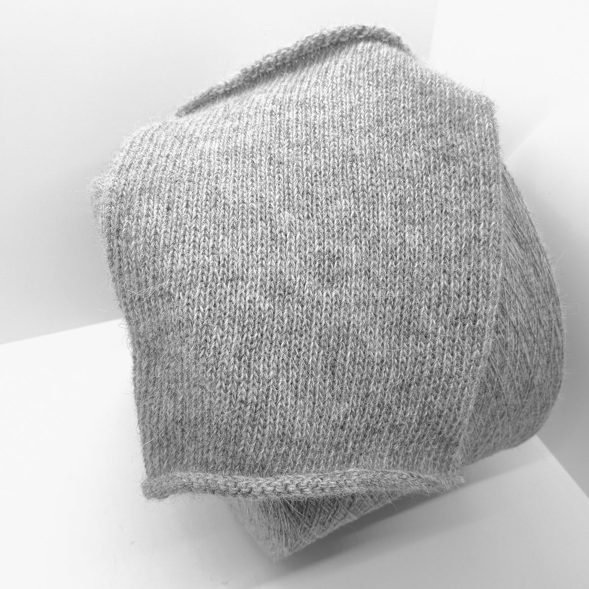 100g Alpaca Wool Italian yarn Light Gray color N.1392