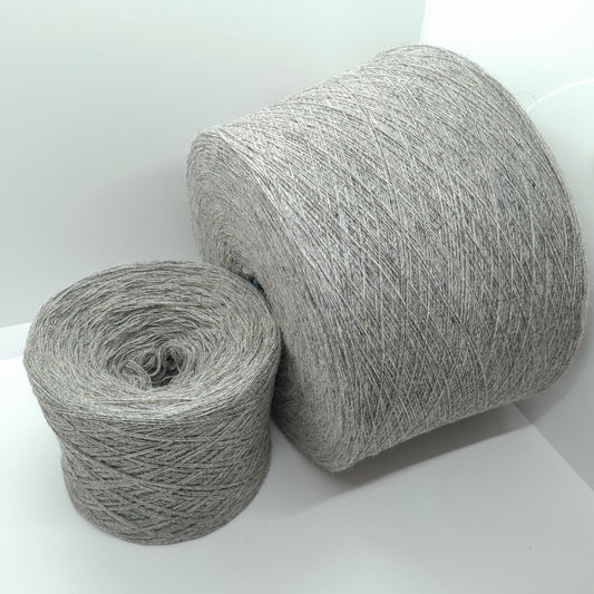 100g Lana Alpaca filato italiano colore Grigio Chiaro N.1392