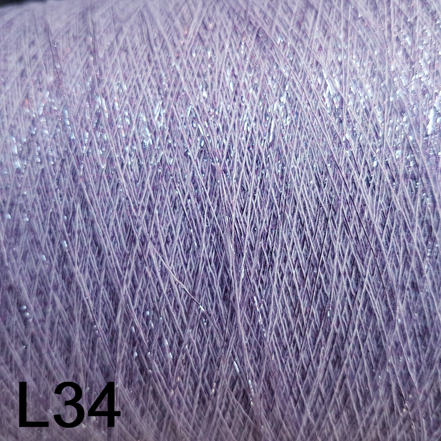 Hilo italiano Lurex color Lila Lavanda L34-L35