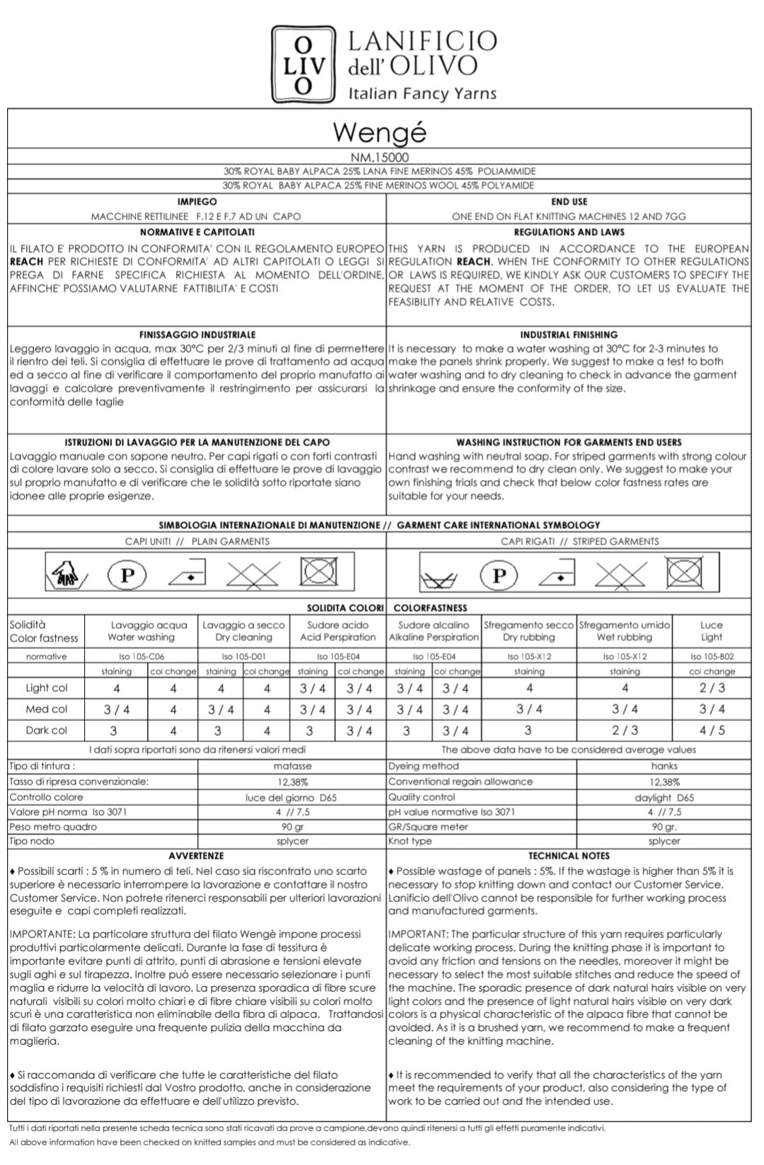 100 g de fil italien doux Baby Alpaga couleur Gris N. 1000