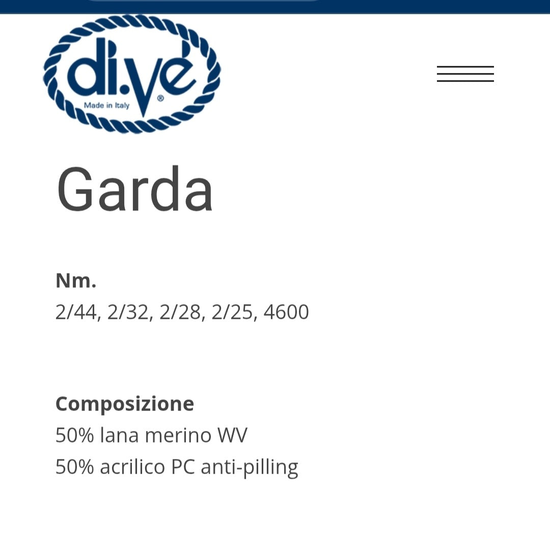 Lana Merino filato italiano colore Blu Notte N.1162