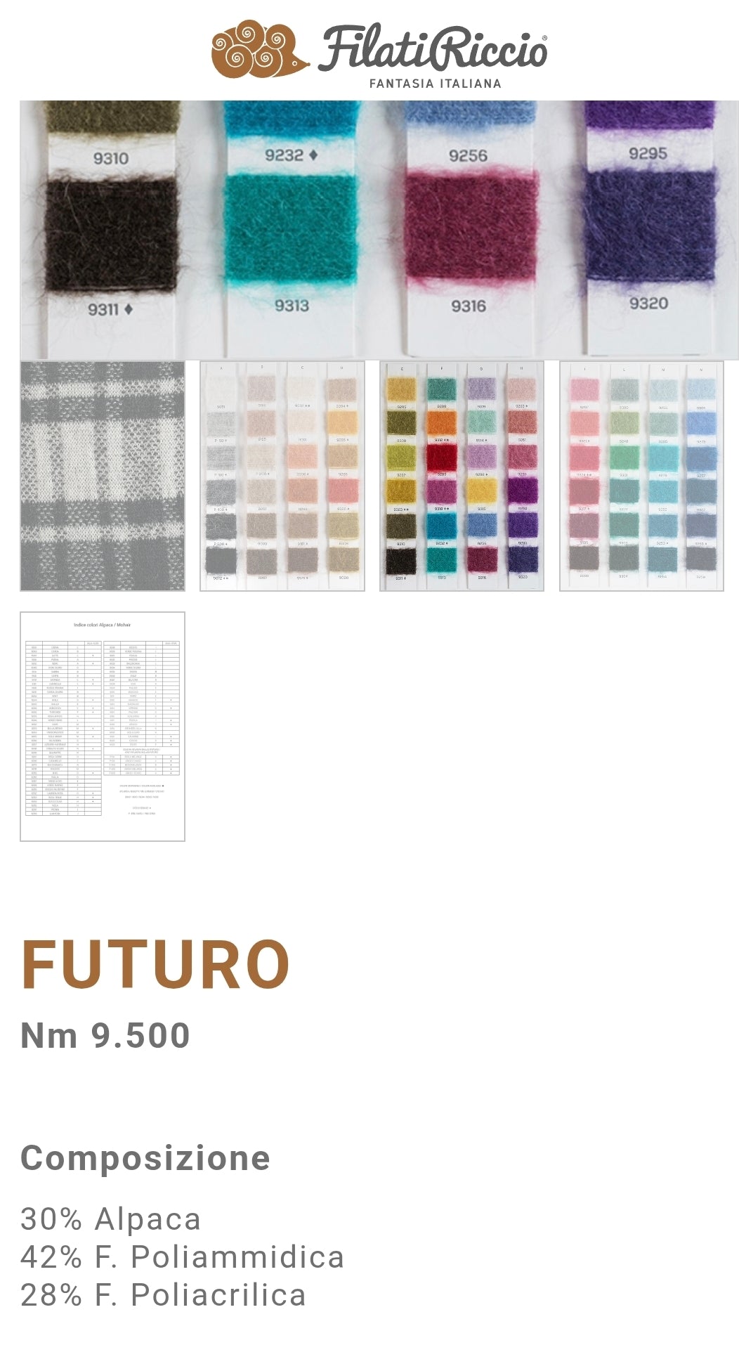 100 g de fil d'alpaga doux brossé italien, couleur beige n° 1258