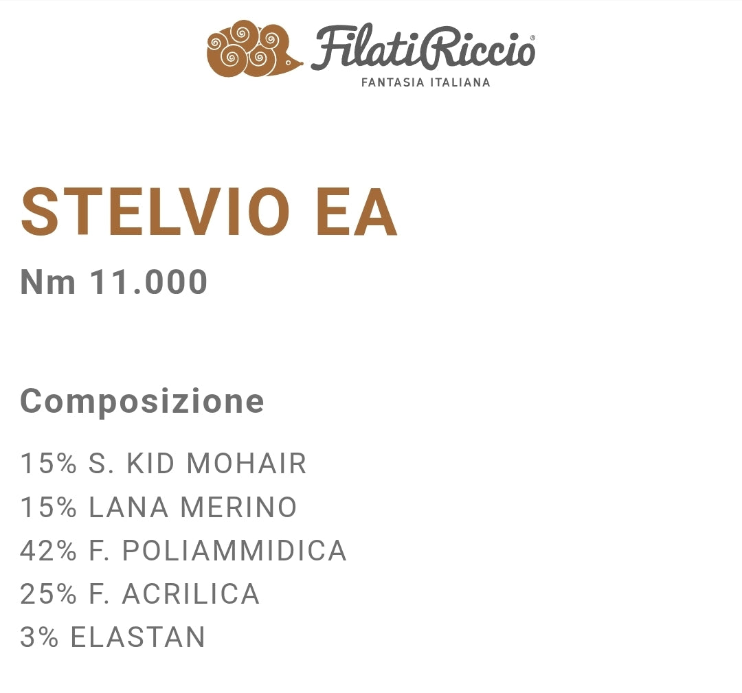 100 g de fil italien doux SuperKid Mohair, coloris bleu N. 1250