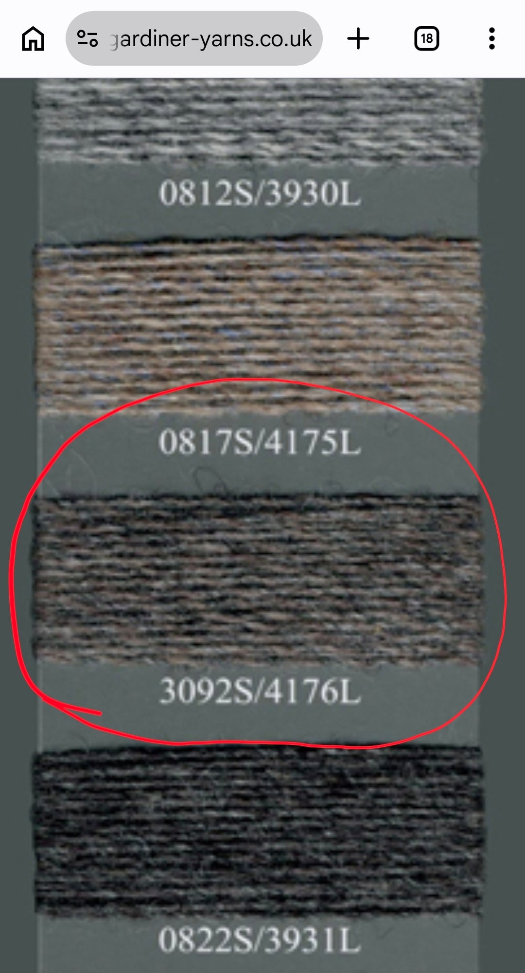 Lana 100% filato colore Grigio Marrone Mélange N.1389