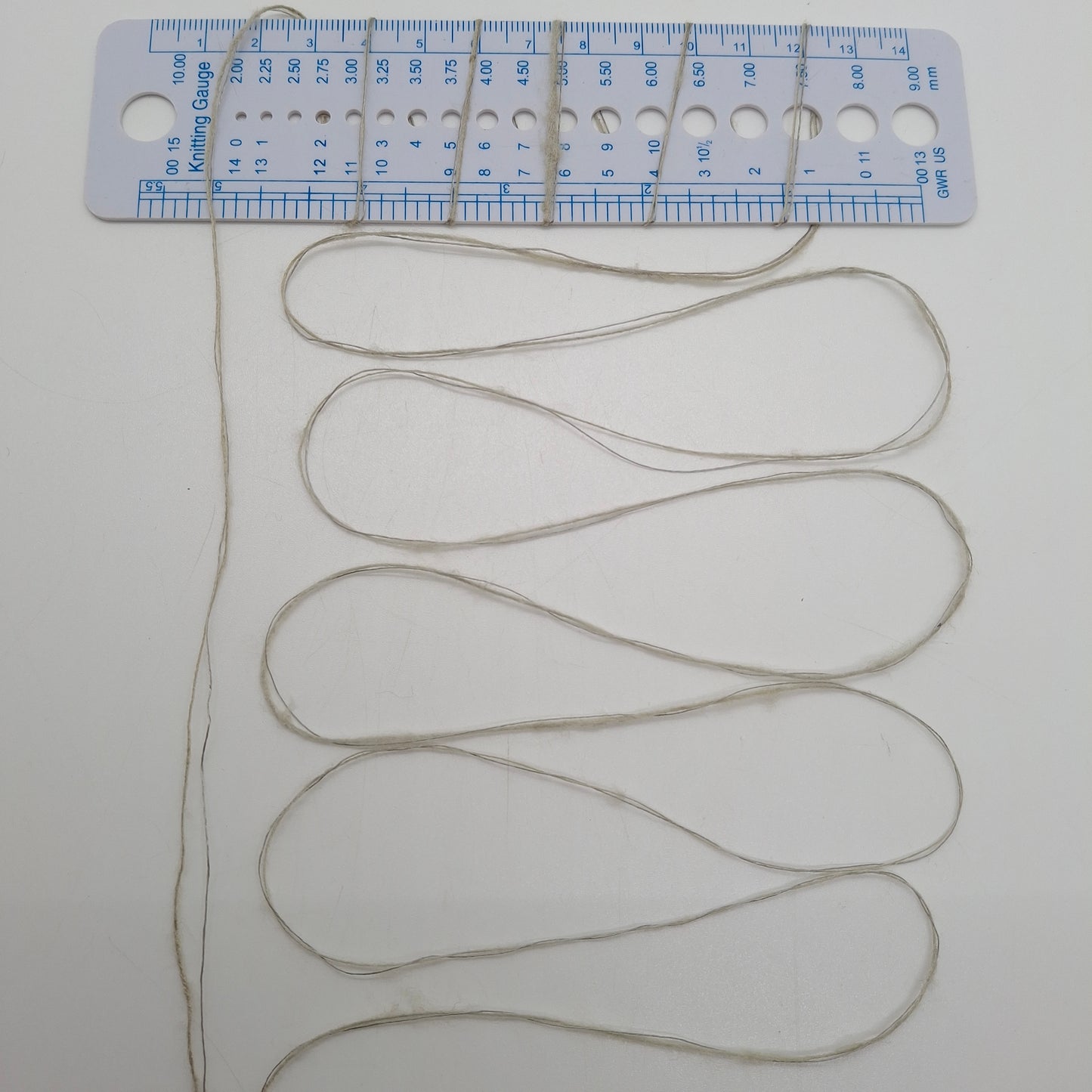 100g Seta Tussah 100% filato italiano Irregolare colore Grigio Beige N.1304