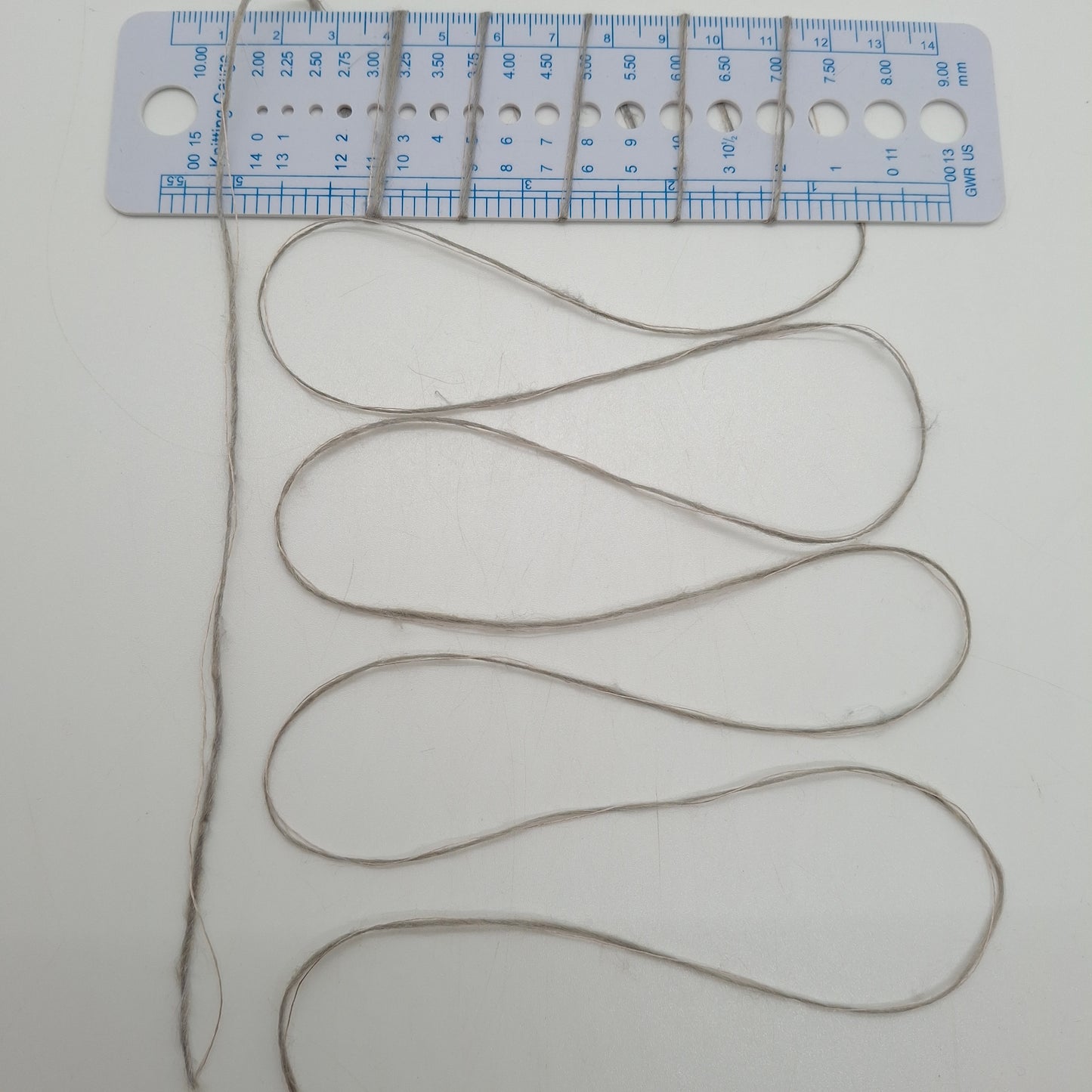 Seta Tussah 100% filato italiano Irregolare colore Grigio Mélange N.1305