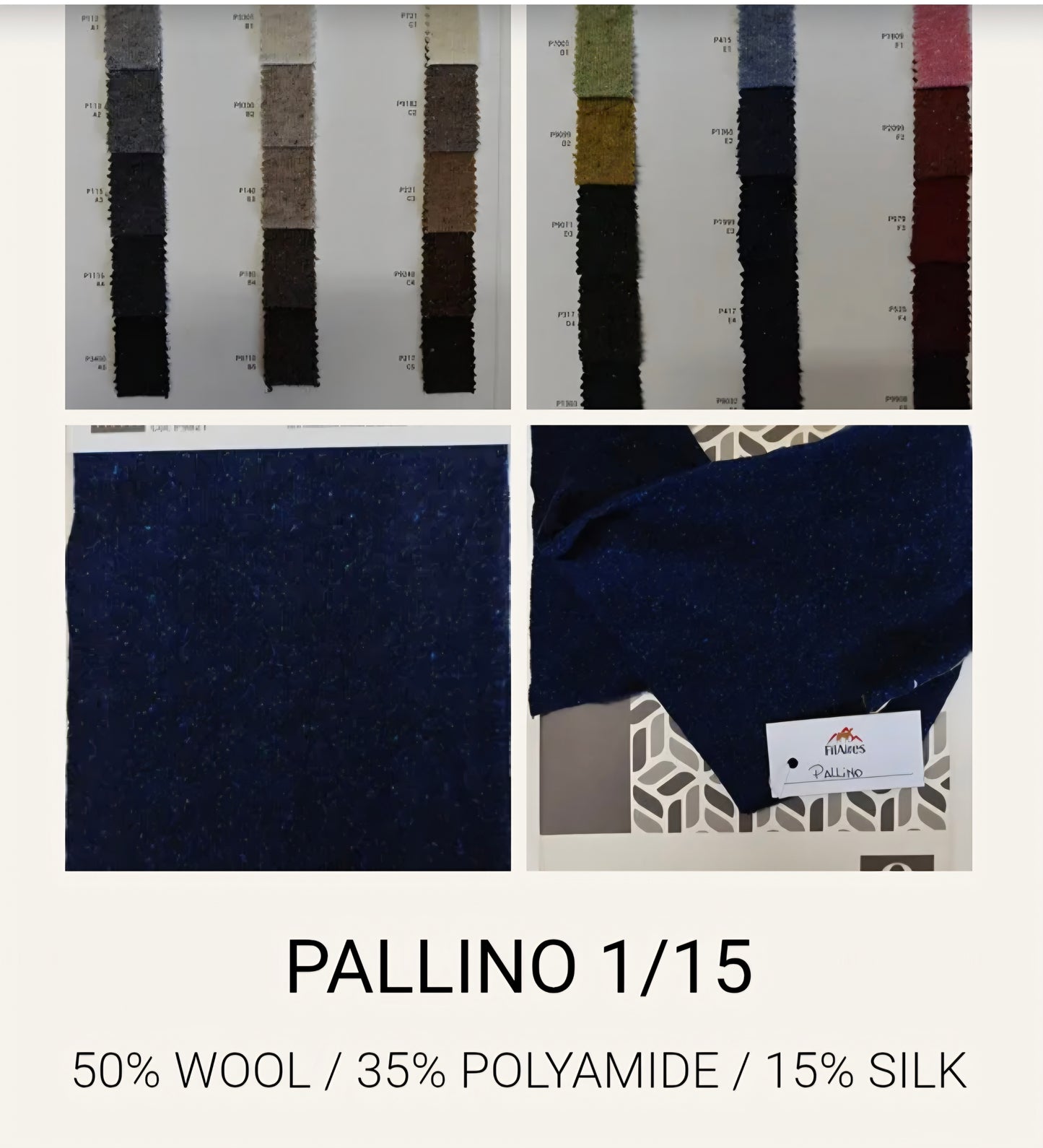 100 g Wollseide-Tweed-Garn, italienische Farbe Bordeaux Nr. 1104