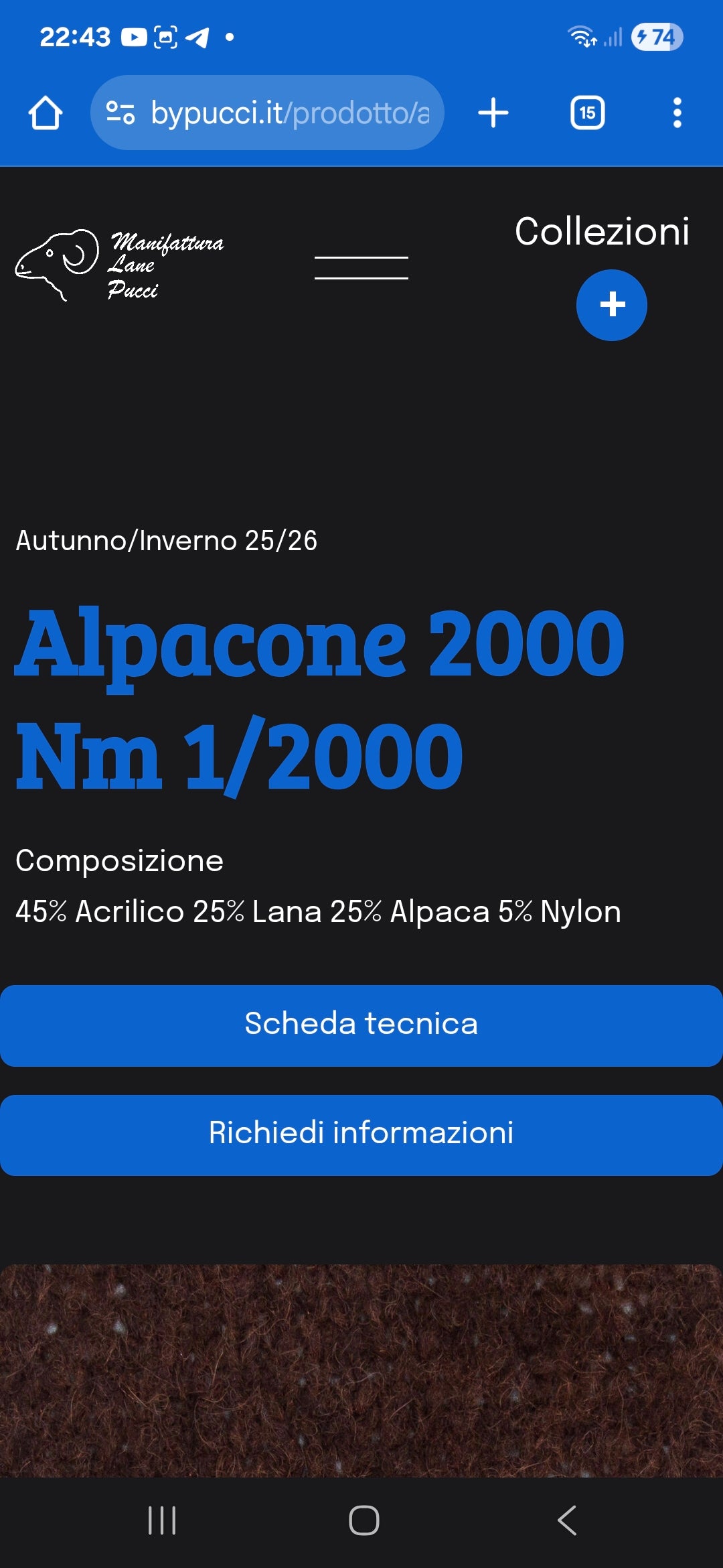 Soft Alpaca Italian Yarn Color Yellow N.993