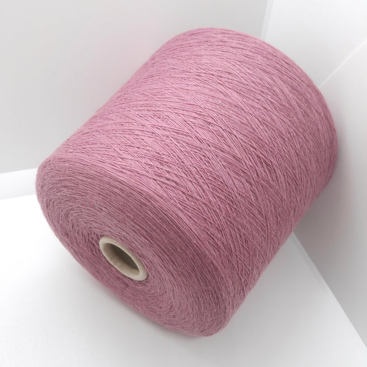 Fil italien 100 % laine mérinos, coloris rose antique foncé n° 1079