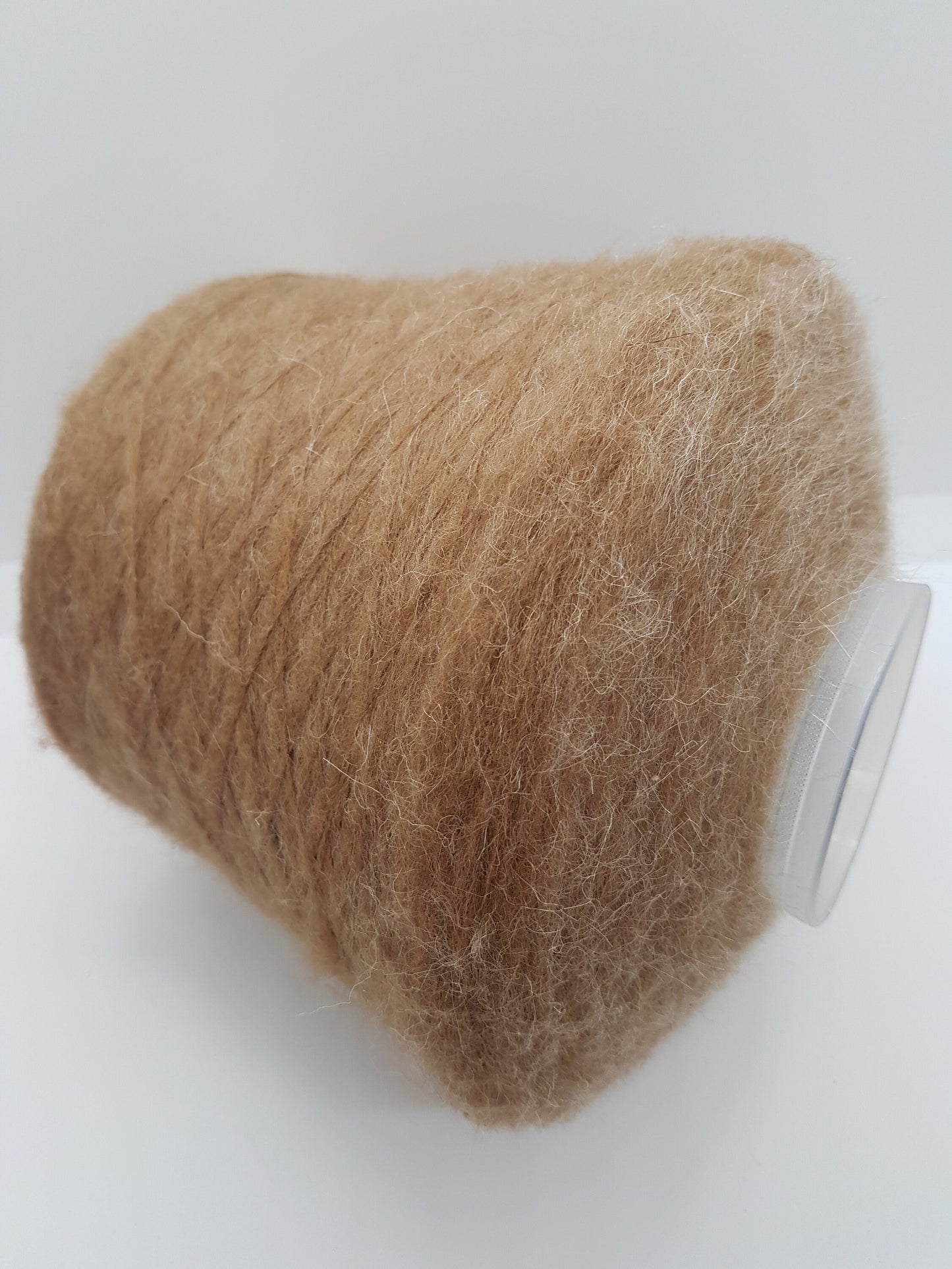 100g Mohair Italian Yarn color Light Brown /Walnuts/Camel in cake or on cone N.78