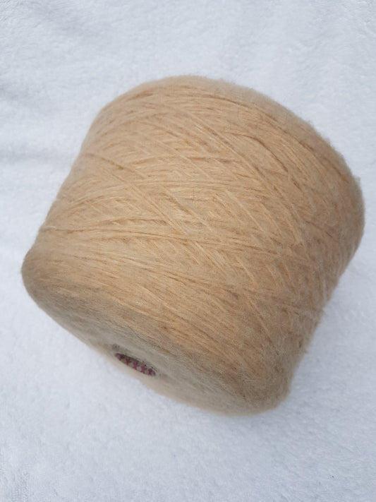 Filato per maglieria italiano morbido di lana 100 g Beige in torta N.112