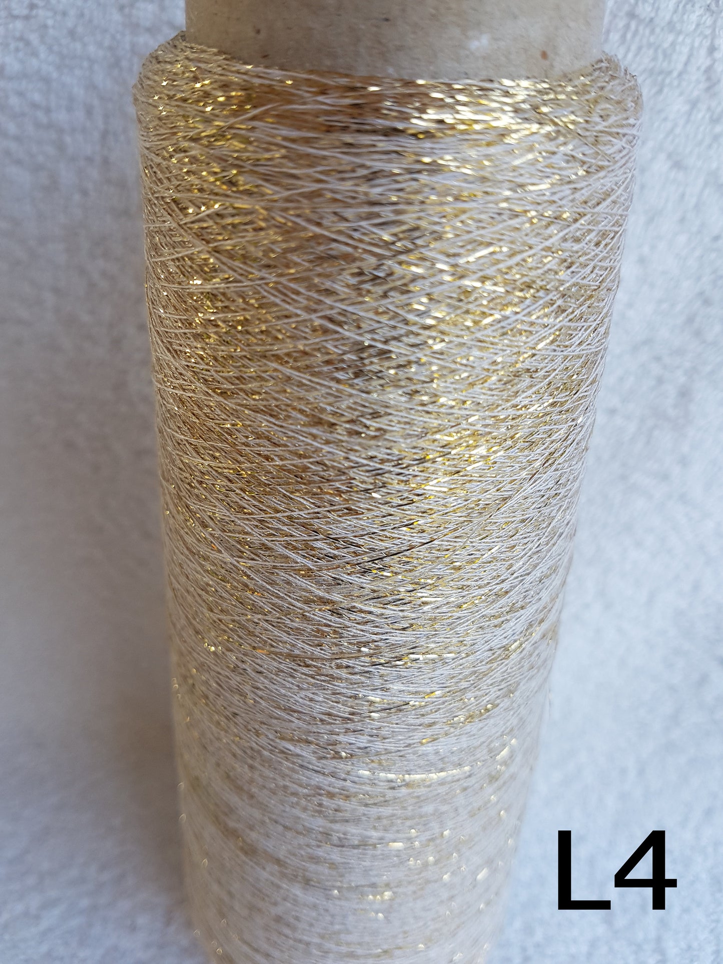 Lurex Glitter Metallic Italian Knitting Yarn for knitting-in color Beige Brown Gold Rose L3-L4